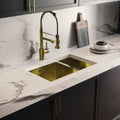 Wodar Stainless Steel 1.5 Bowl - Brushed Brass