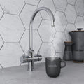 Design Swan Neck 3 in 1 Chrome Boiling Hot Water Tap
