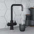 Design Square 3 in 1 Matt Black Boiling Hot Water Tap
