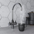 Design+ Swan 4 in 1 Chrome Boiling Hot Water Tap