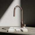 Wodar Fusion Hidden Pull Out Kitchen Sink Mixer Brushed Copper