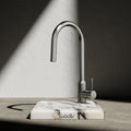 Wodar Fusion Hidden Pull Out Kitchen Sink Mixer Brushed Nickel