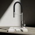 Wodar Lux Flex Hose Kitchen Sink Mixer Brushed Nickel