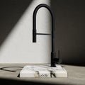 Wodar Lux Flex Hose Kitchen Sink Mixer Matt Black