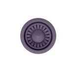 Wodar 90mm kitchen strainer waste with no overflow plate - Gun Metal Grey