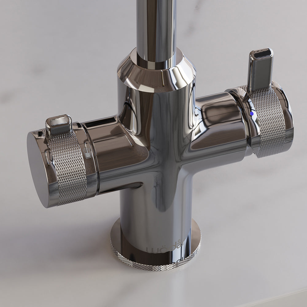 Design+ Swan 4 in 1 Chrome Boiling Hot Water Tap