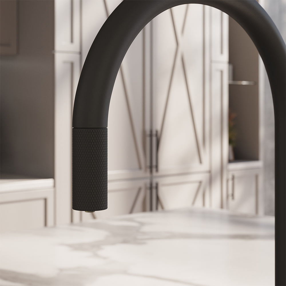 Design+ Flex 4 in 1 Matt Black Boiling Hot Water Tap – Wodar