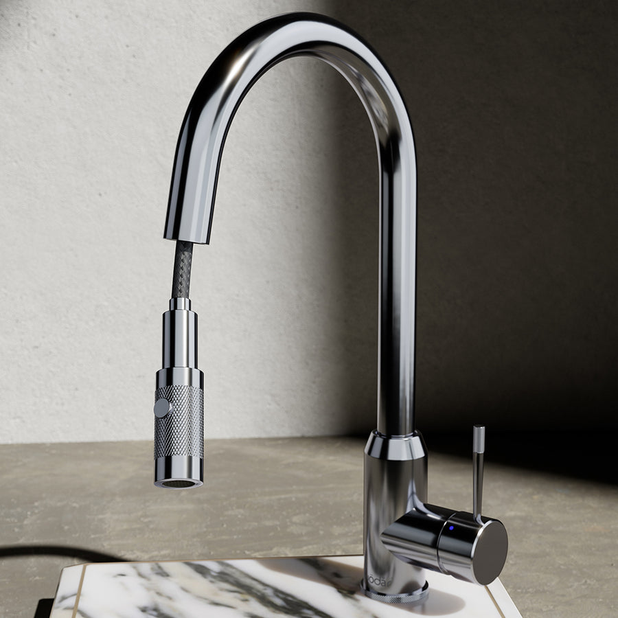 Wodar Flex Pull Out Kitchen Sink Mixer Chrome