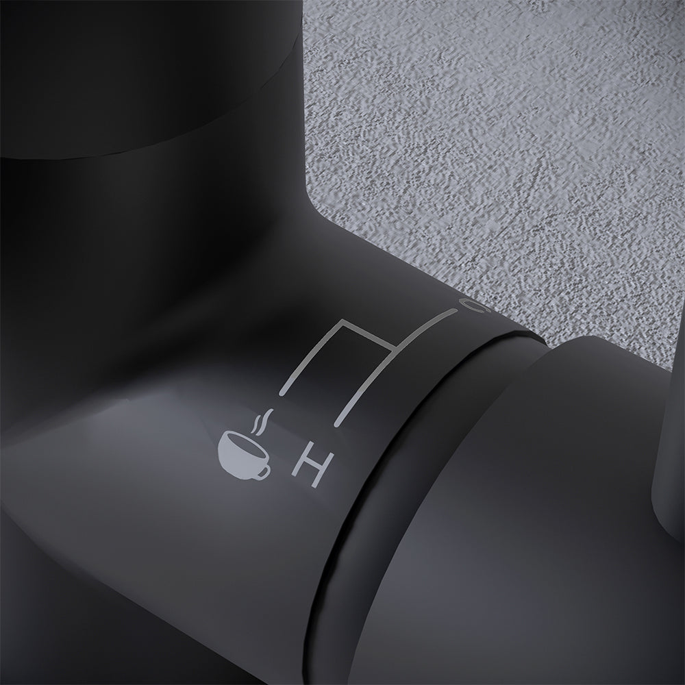Sleek 3-in-1 Gun Metal Grey Boiling Hot Water Tap