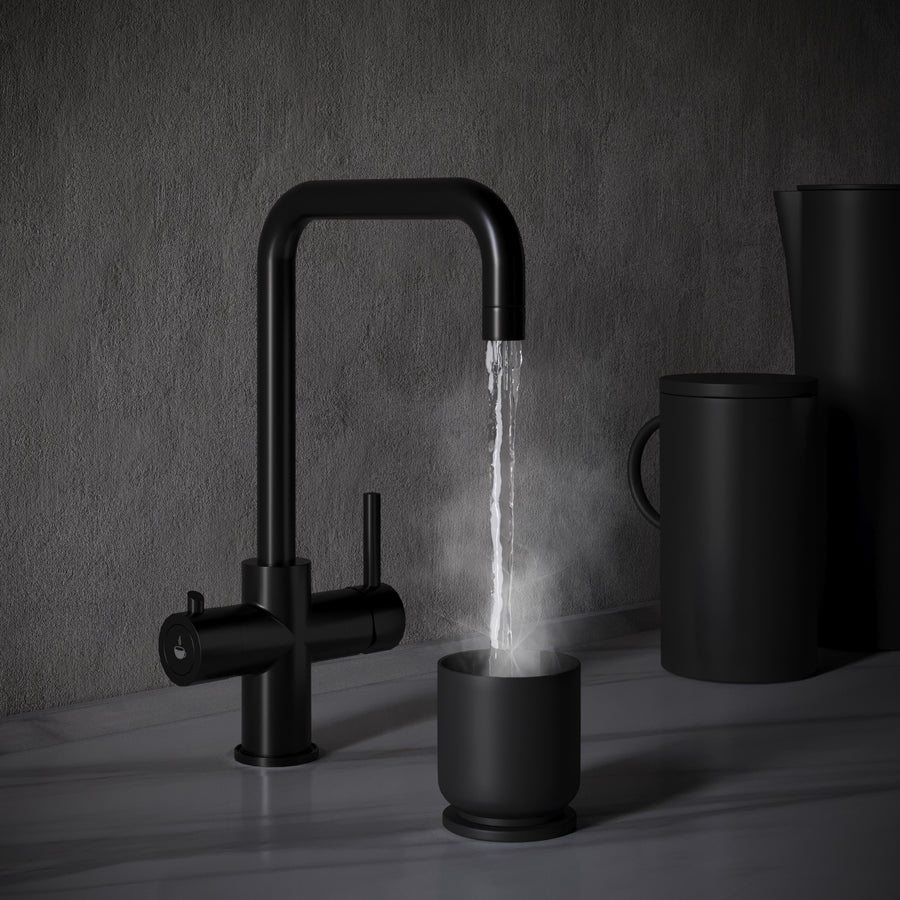 Black Boiling Hot Water Taps