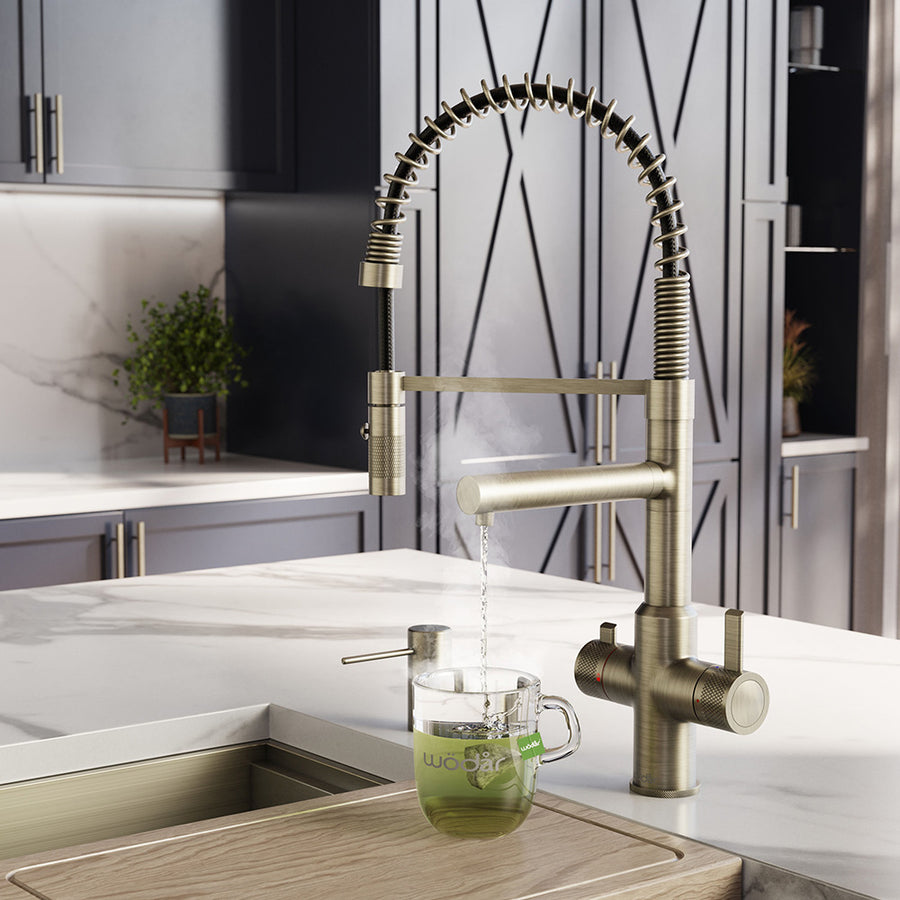 Pro Flex 3 in 1 Dark Brass Boiling Hot Water Tap