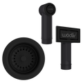 Wodar Kitchen Basket Strainer Waste & Overflow Kit - Black