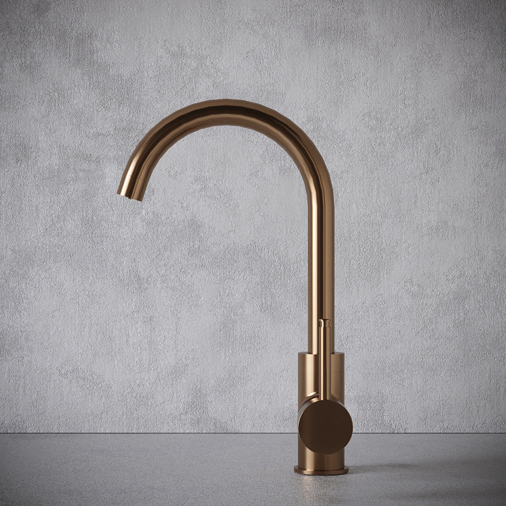 Sleek 3 in 1 Brushed Copper Boiling Hot Water Tap