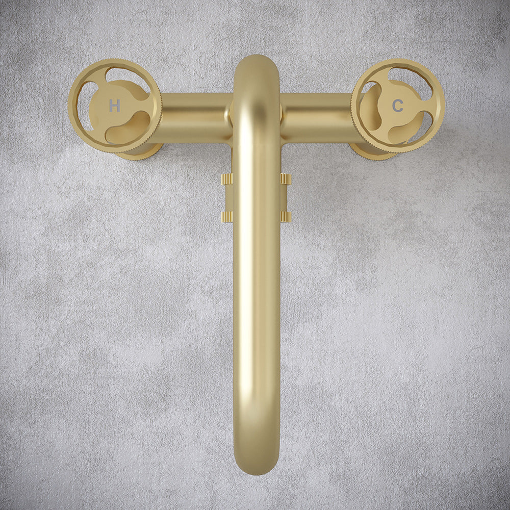 Architect Bridge 3 in 1 Brushed Brass Boiling Hot Water Tap