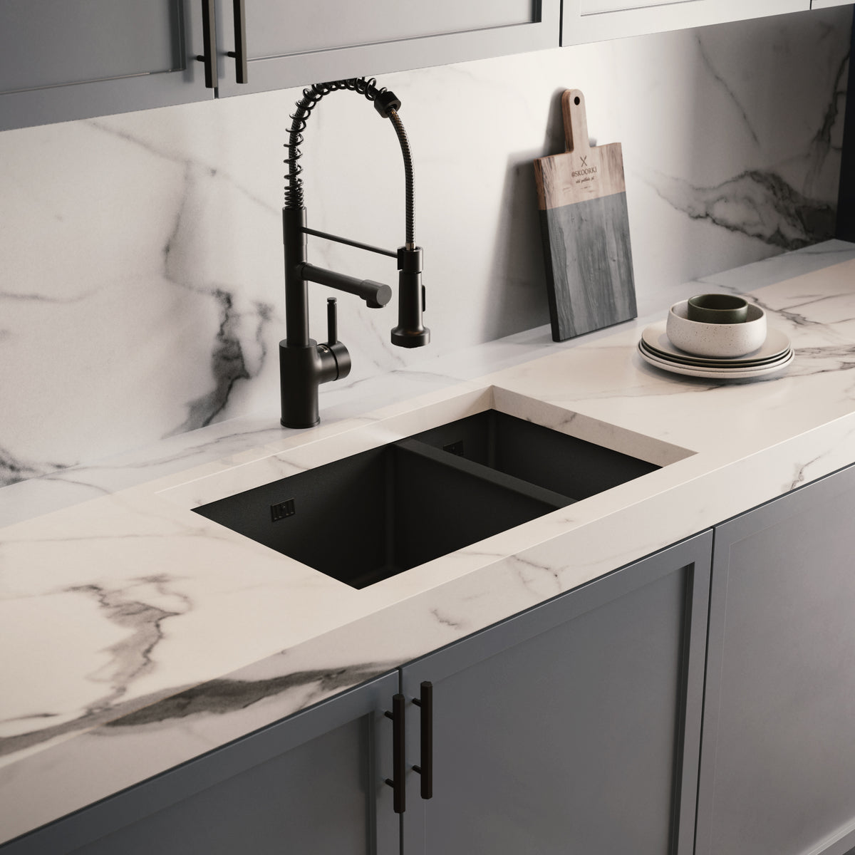 Pro Flex 3 in 1 Black Boiling Hot Water Tap