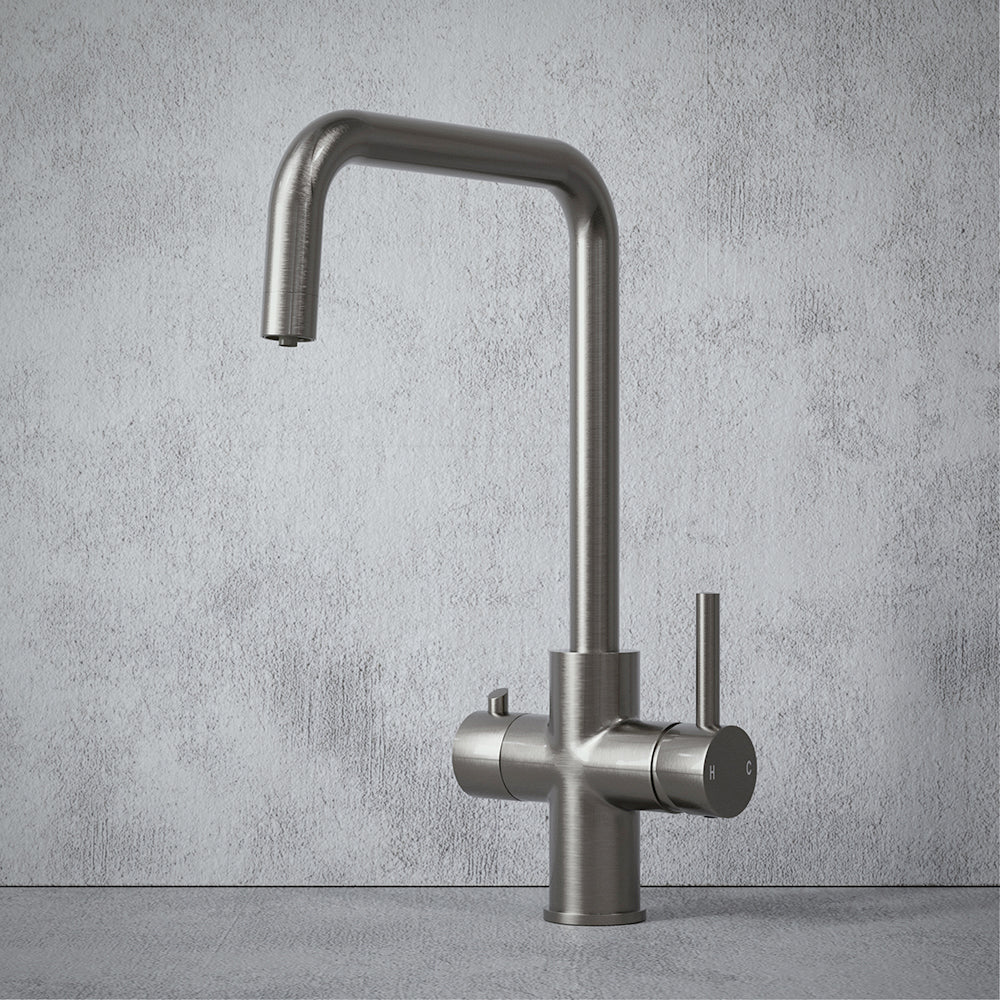 Design 3 In 1 Brushed Steel Boiling Hot Water Tap Wodar design-3-in-1-brushed-steel-boiling-hot-water-tap-wodar