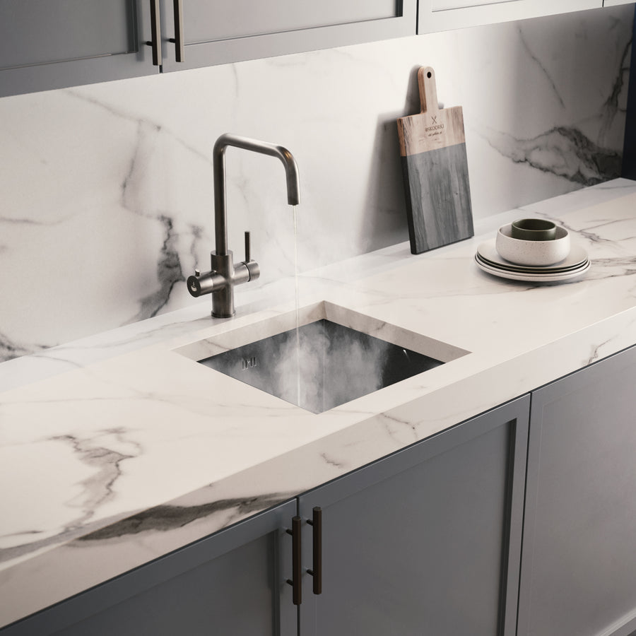 Design 3 in 1 Gun Metal Grey Boiling Hot Water Tap