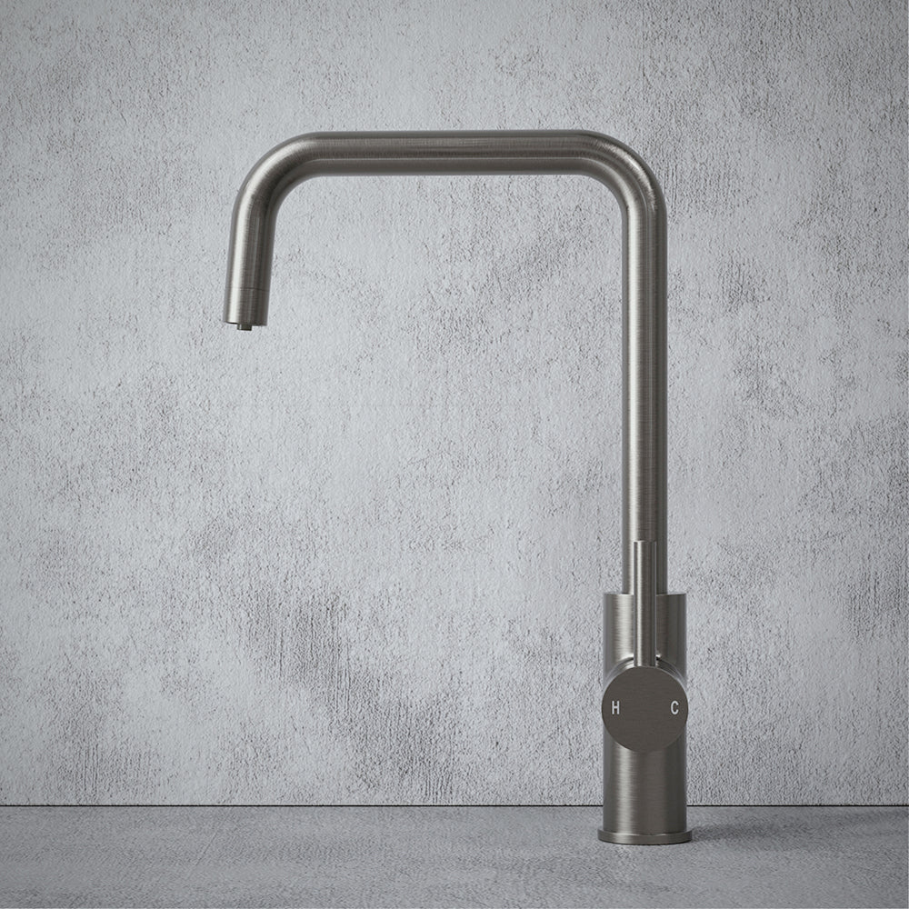 Design 3 in 1 Brushed Steel Boiling Hot Water Tap