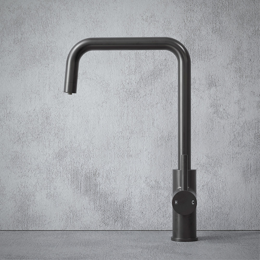 Design+ 4 in 1 Gun Metal Grey Boiling Hot Water Tap