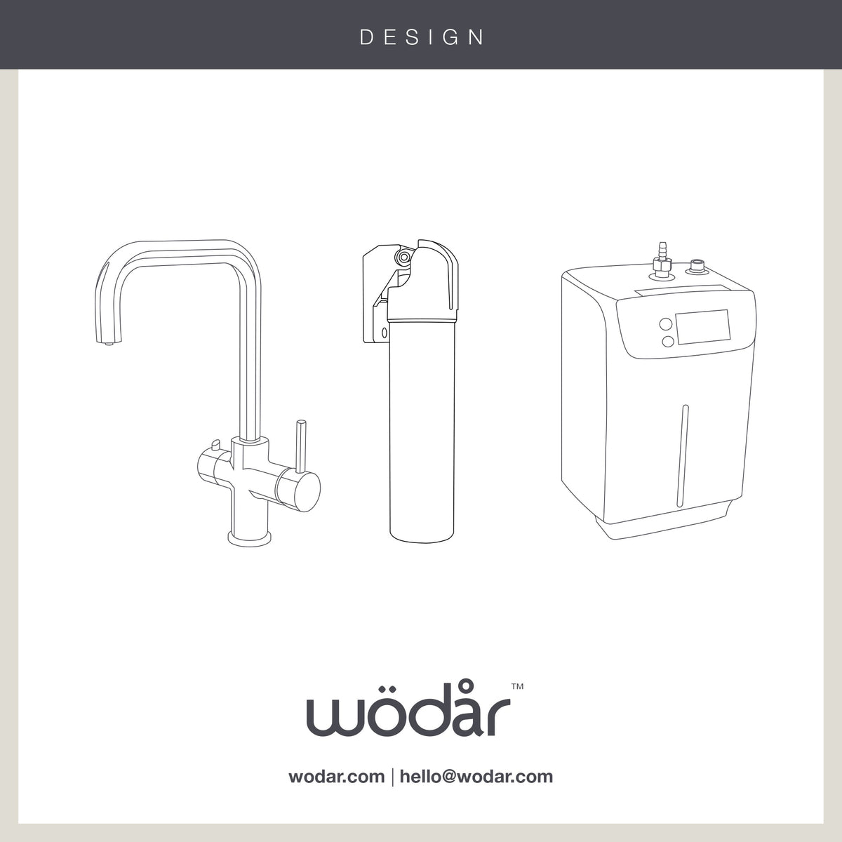 Design+ 4 in 1 Chrome Boiling Hot Water Tap