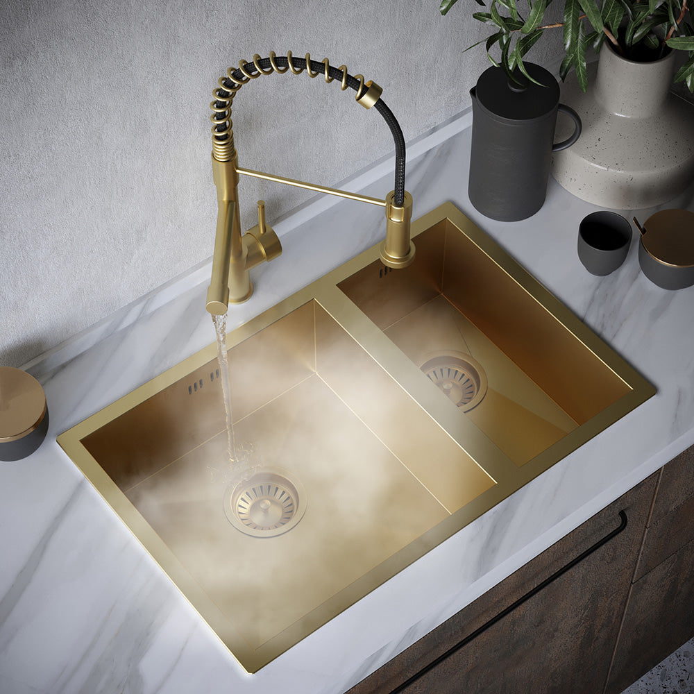 Pro Flex 3 in 1 Brushed Brass Boiling Hot Water Tap