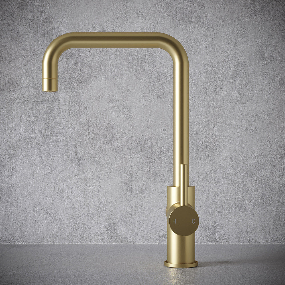 Design+ 4 in 1 Brushed Brass Boiling Hot Water Tap