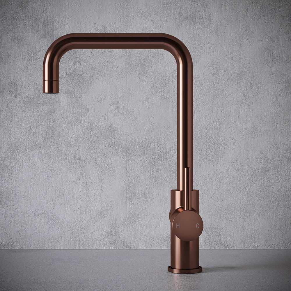 Design+ 4 in 1 Brushed Copper Boiling Hot Water Tap