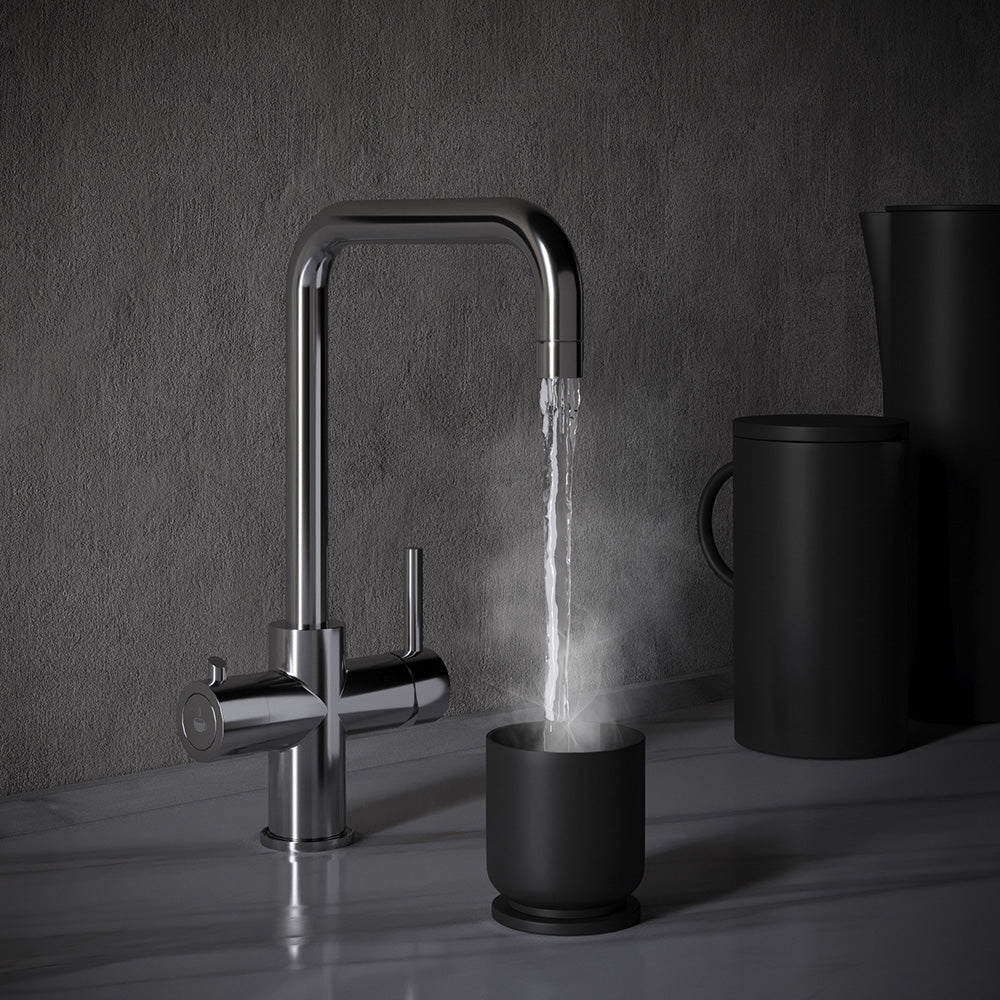 Design+ 4 in 1 Chrome Boiling Hot Water Tap