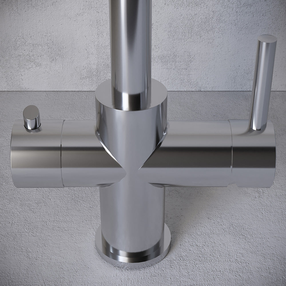 Design 3 in 1 Chrome Boiling Hot Water Tap