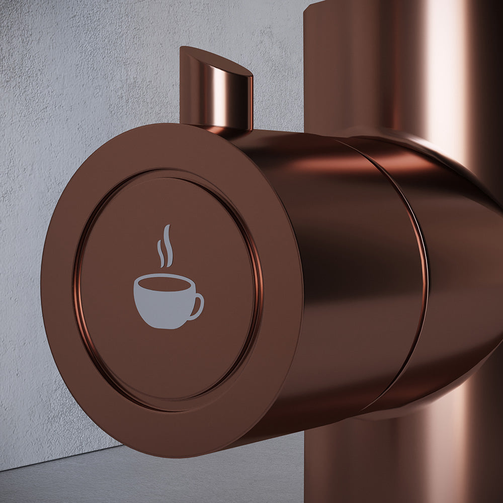 Design+ 4 in 1 Brushed Copper Boiling Hot Water Tap