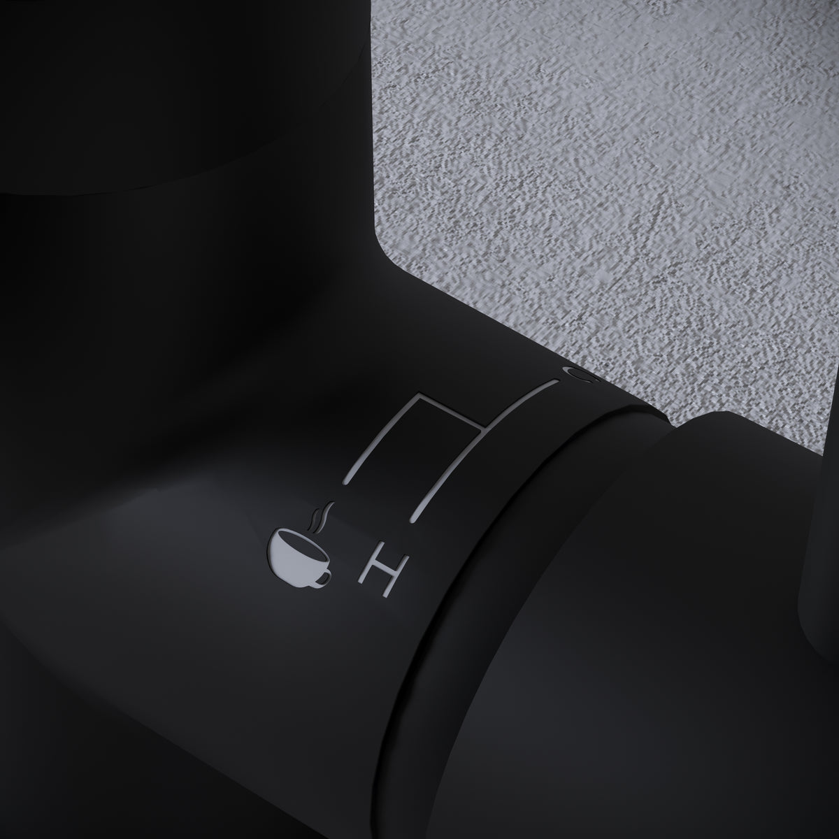 Design+ 4 in 1 Matt Black Boiling Hot Water Tap
