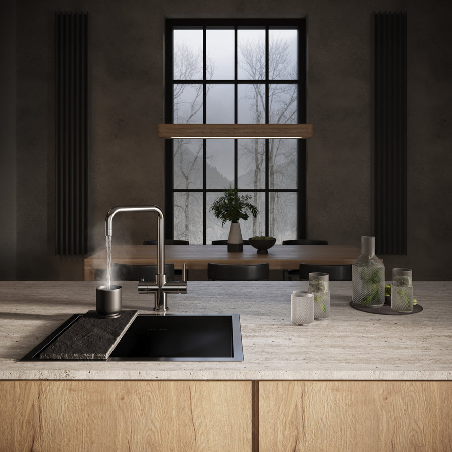 Design+ 4 in 1 Chrome Boiling Hot Water Tap