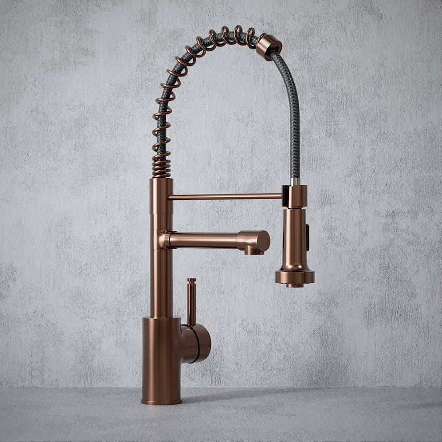 Pro Flex 3 in 1 Brushed Copper Hot Water Tap