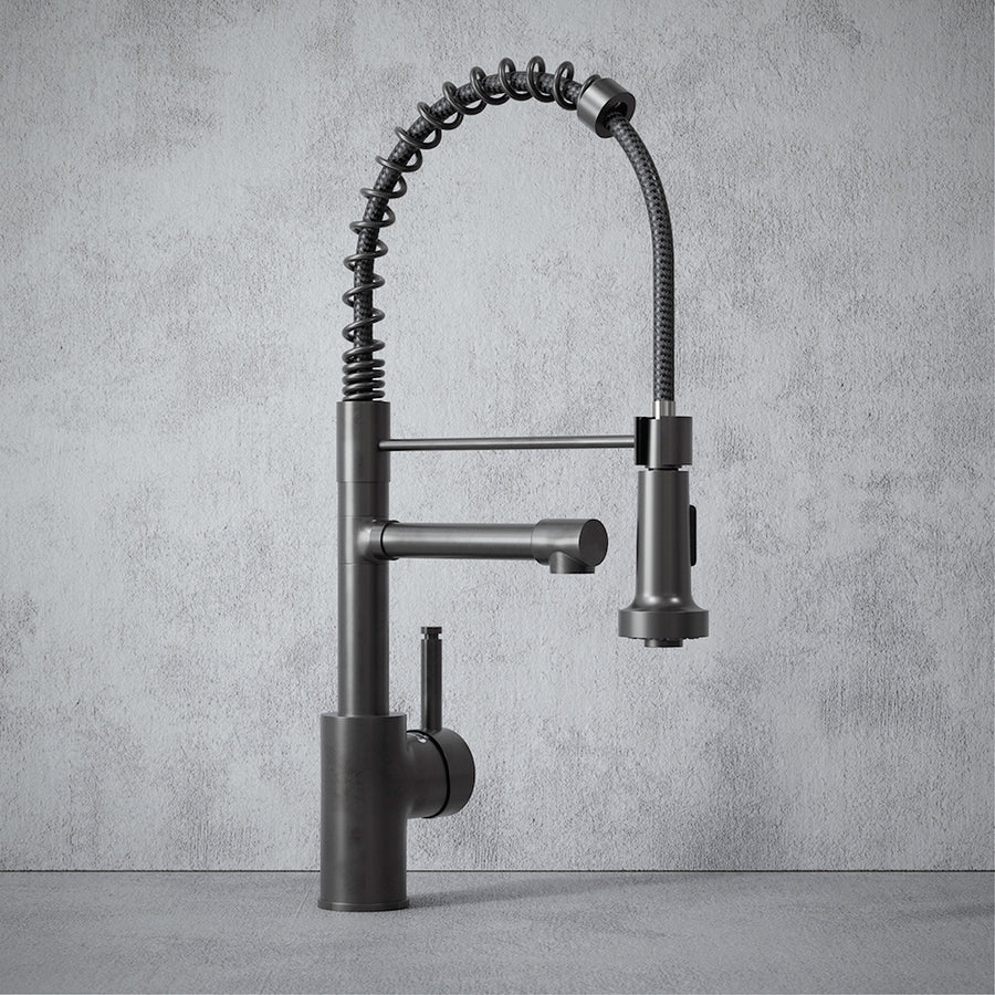 Pro Flex 3 in 1 Gun Metal Grey Hot Water Tap
