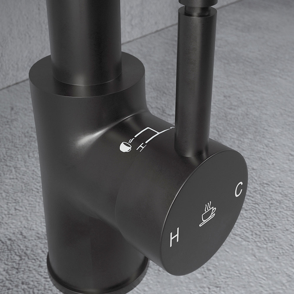 Pro Flex 3 in 1 Gun Metal Grey Hot Water Tap