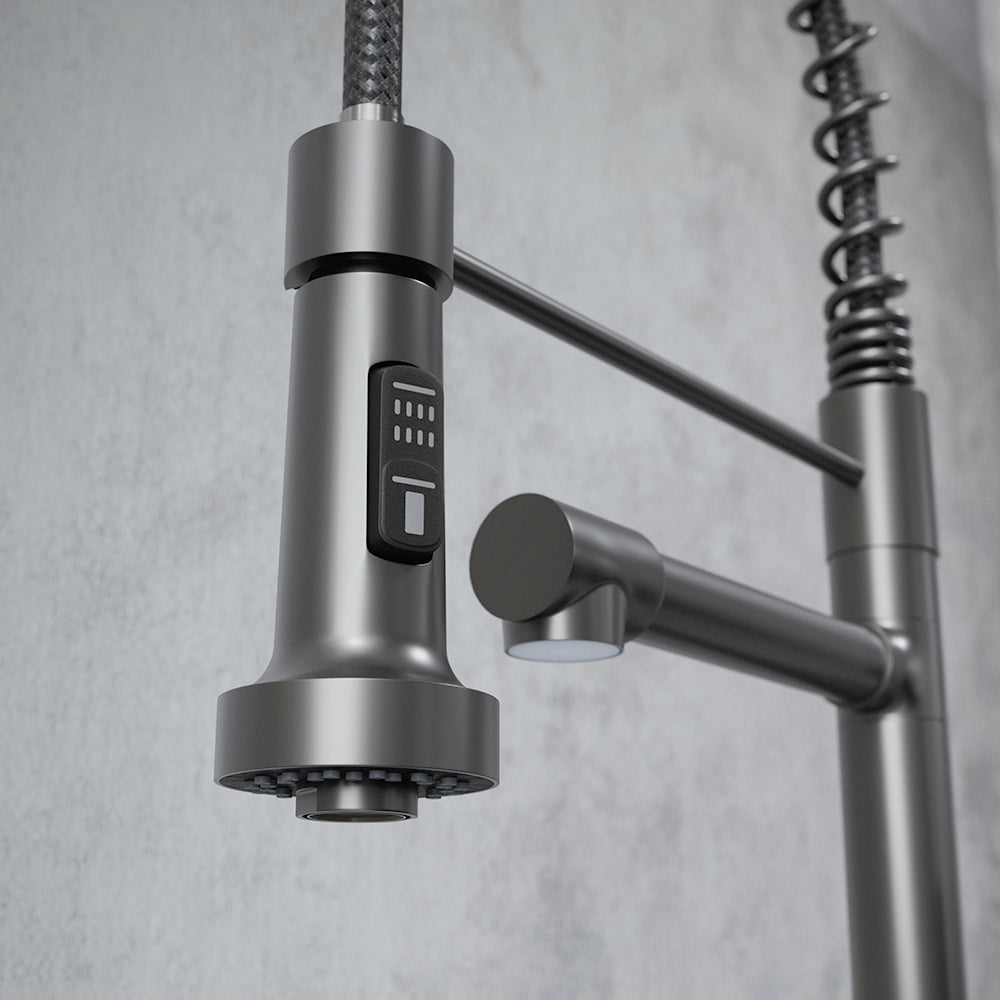 Pro Flex 3 in 1 Gun Metal Grey Hot Water Tap