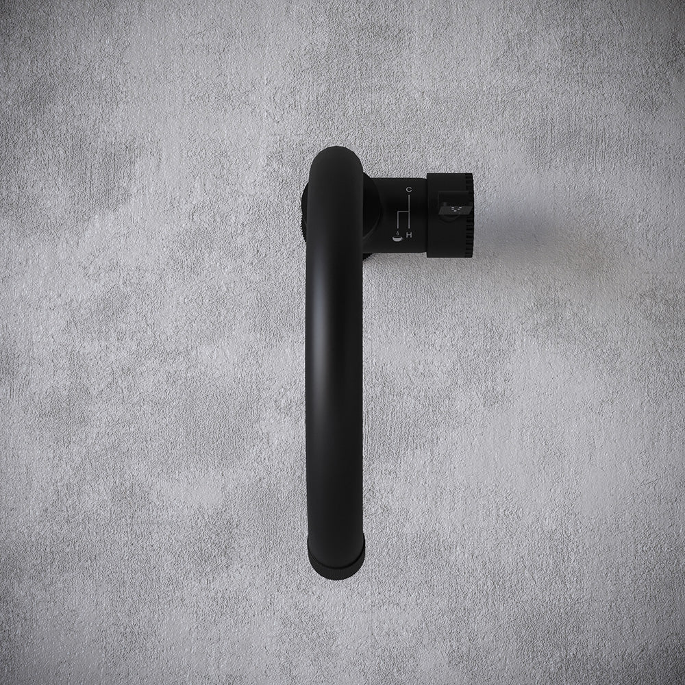 Architect Single Lever 3 in 1 Black Boiling Hot Water Tap