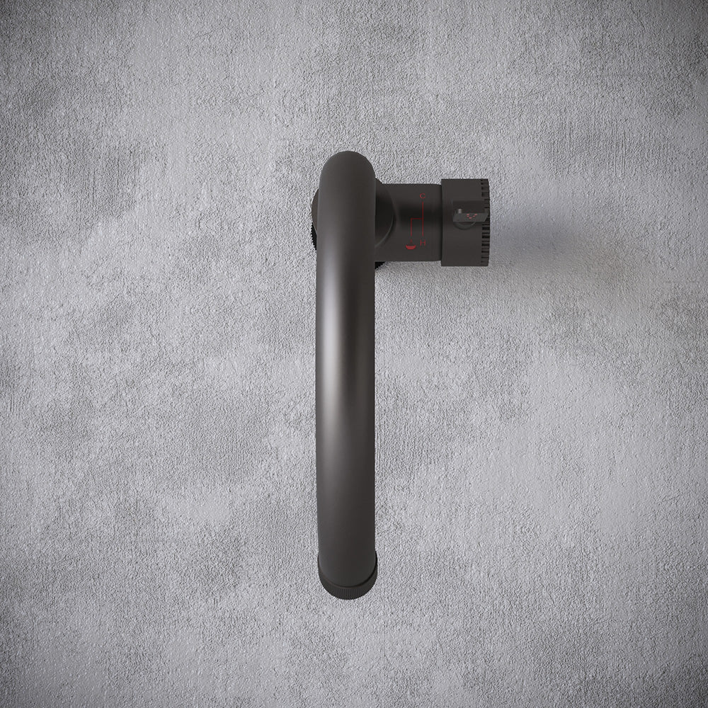 Architect Single Lever 3 in 1 Gun Metal Grey Boiling Hot Water Tap