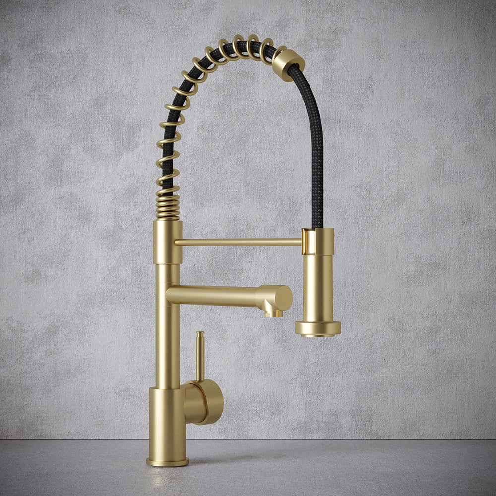 Pro Flex 3 in 1 Brushed Brass Boiling Hot Water Tap