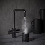 Design+ 4 in 1 Gun Metal Grey Boiling Hot Water Tap