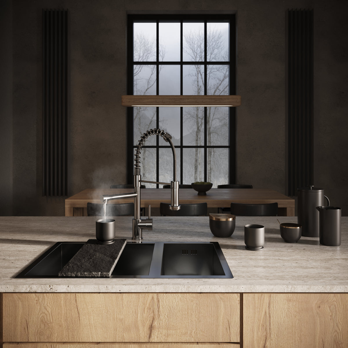 Pro Flex 3 in 1 Chrome Boiling Hot Water Tap